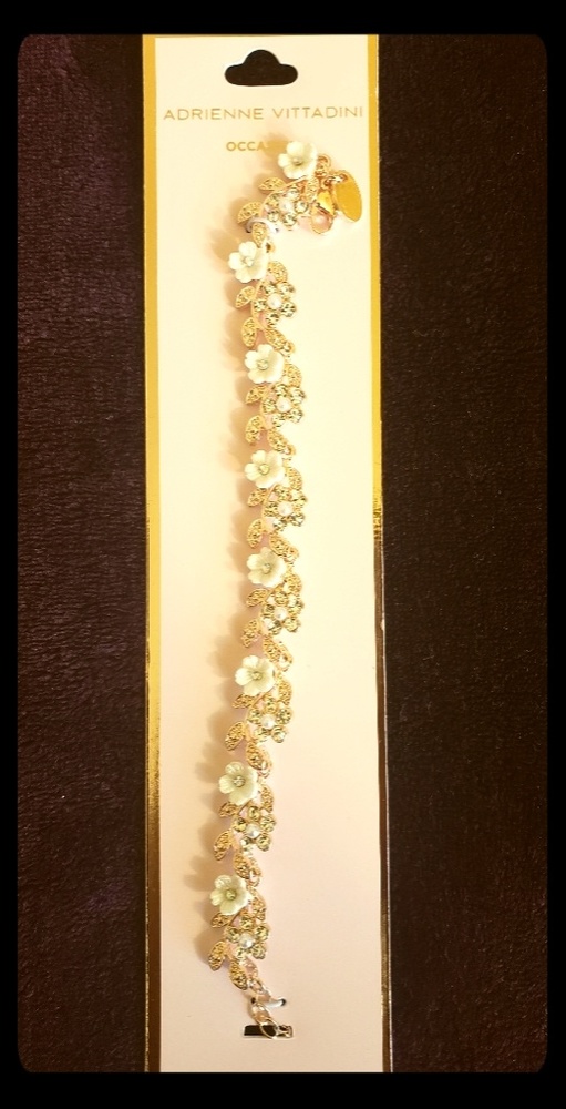 Adrienne Vittadini Special Occasion Gold Bracelet